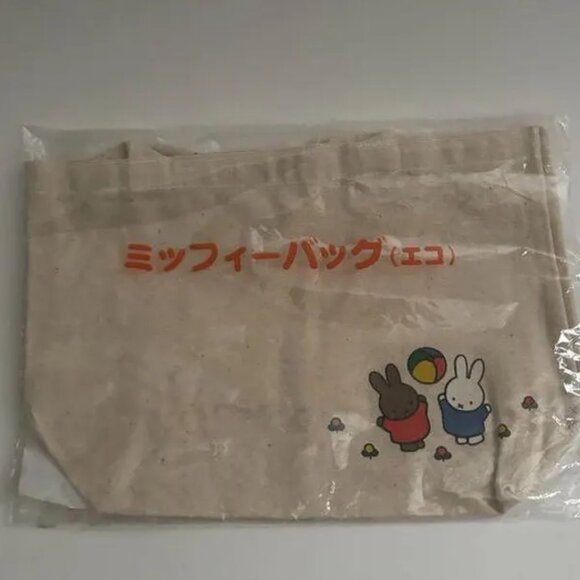 Official Miffy Canvas Tote Bag from Japan - Picture 1 of 1